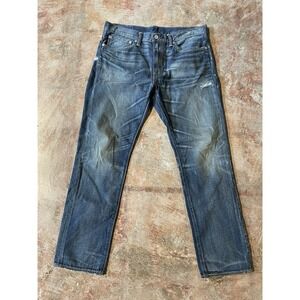 Levi's 511 Stretch‎ Slim Fit Denim Washed Blue Jeans 34W x 30L *